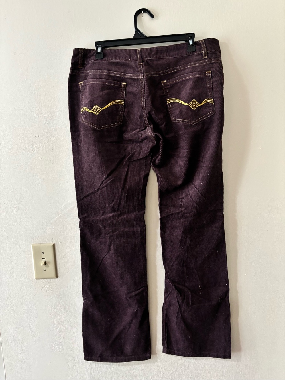 Women's Purple Corduroy Pants